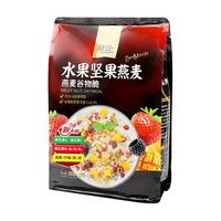捷氏 JESITTE 水果坚果谷物脆燕麦片干吃即食代餐麦片早餐冲泡小包装360g