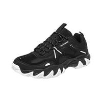 Skechers斯凯奇野火鞋男子城市户外时尚休闲鞋运动鞋黑色老爹鞋237526 黑色/白色/BKW 39