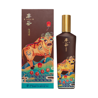 丰谷 辛丑牛年 生肖酒 52%vol 浓香型白酒 500ml 单瓶装