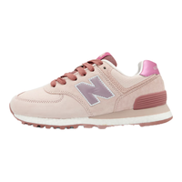 new balance 新百伦男鞋女鞋复古跑步鞋574网面透气防滑耐磨轻便增高休闲舒适运动鞋 新百伦574贝桃粉 35