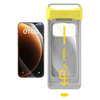 倍思【3D热弯+莱茵认证AR增透】适用iPhone17Pro钢化膜苹果17pro手机膜全覆盖不挡屏高清抗指纹热弯膜