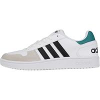 adidas 阿迪达斯 HOOPS 2.0 男士休闲运动鞋 DB1085 纯白 42