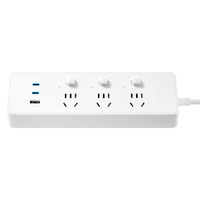 公牛（BULL） 插座/智能USB插排/排插/小白类基础USB/Type-c快充插座 【20W/分控】3插孔*白1.8米 U1203F