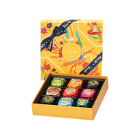 闻绮（Venchi）意大利巴洛克系列鱼子酱状夹心黑巧克力礼盒圣诞节物