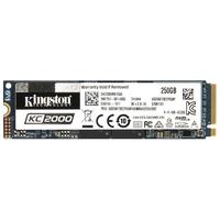 Kingston 金士顿 KC2000 NVMe M.2 固态硬盘 250GB （PCI-E3.0）