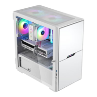 鑫谷(segotep) 灵致D台式机电脑机箱MINI侧透MATX小机箱办公机箱 卓灵3 白色机箱(侧拉式玻璃)