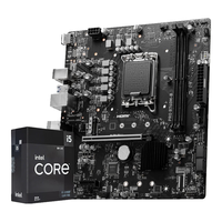 微星(MSI)B760M 搭 英特尔 12代I5 CPU主板套装 PRO B760M-B DDR5 I5 12400F(升级12490F)