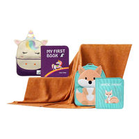 布布龙布书 MY FIRST BOOK 宝宝布书早教玩具1-6岁撕不烂土豪书童话紫+森林款