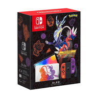 任天堂 NintendoSwitch oled 游戏机 朱紫限定机 64G内存 日版