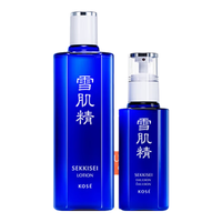 SEKKISEI 雪肌精 蓝色宣言环保限量水乳套装(化妆水450ml+乳液130ml+洗颜乳20ml+凝露6g+面膜1片+纸膜小样2片+环保袋)