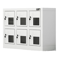 奈高NG 手机存放柜对讲机柜电子设备管理柜屏蔽柜多门带锁可定制保管收纳柜无外门亚克力窗口 六门存放柜