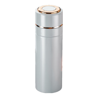 天喜（TIANXI）车载保温杯男士高档水杯女不锈钢茶水分离杯单手一键速开盖泡茶杯 遂空黑500ml