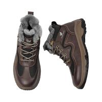 富贵鸟男鞋冬季雪地靴男中年爸爸鞋软底健步鞋加绒棉鞋男士保暖老人鞋男