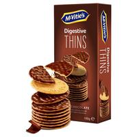 McVitie's 麦维他 薄脆饼干 黑巧克力味 100g