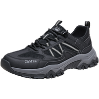 骆驼 CAMEL【轻透缓震】24年春款男鞋时尚舒适透气厚底网面鞋户外运动鞋
