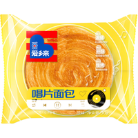 爱乡亲 西式糕点唱片面包原味90g袋装早餐办公零食代餐手撕面包