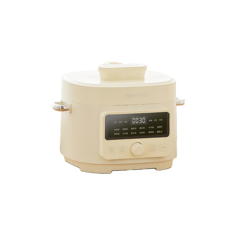  APIXINTL/安比速 多功能 电压力锅  米白色 4L，4L