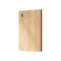 MELING 美菱 MeiLing） 菜板 竹菜板 砧板 案板 切菜板 切肉切水果切菜家用 楠竹25*17*0.9cm