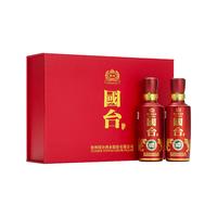 GUOTAI 国台 国标酒 2014年 53%vol 酱香型白酒 100ml*2瓶 礼盒装