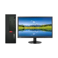 Lenovo 联想 ThinkCentre M750e 23.8英寸显示器 商用台式机 黑色（酷睿i5-12400、核芯显卡、8GB、512GB SSD）