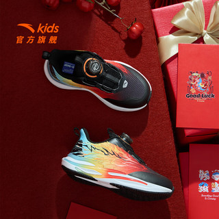  ANTA/安踏 夜光旋钮扣 儿童运动鞋  【男密网】黑/热力红/明普蓝-5 32