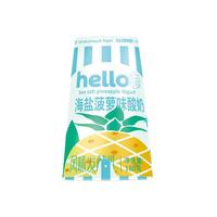 天润（TERUN）酸奶 Hello杯海盐菠萝益生菌低温酸奶 180g*12杯 海盐菠萝