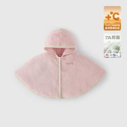 jellybaby 杰里贝比 冬装男女童连帽毛绒斗篷婴幼防风保暖小披风外套