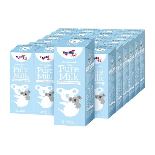 纽仕兰 A2β-酪蛋白 高钙全脂牛奶 200ml*24