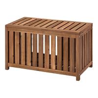 IKEA宜家NAMMARO耐玛瑞储物箱室内户外收纳箱设计师款实木储物凳