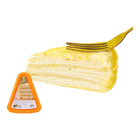 泰榴行 榴莲千层蛋糕三角切块80g盒装金枕头榴莲水果蛋糕下午茶甜点