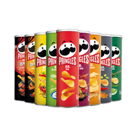 品客（PRINGLES）【组合多罐装】薯片膨化食品礼盒办公室休闲零食多口味组合装 【3罐】原味+洋葱+番茄 110g 1箱