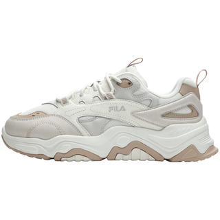 FILA 斐乐 山丘鞋COLLINA女鞋复古运动鞋户外休闲老爹鞋 棉花糖/朴色-MA
