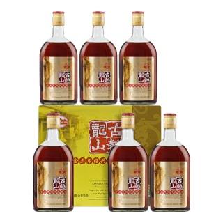 古越龙山 绍兴黄酒 糯米酒 加饭酒 金三年16度花雕酒 500ml*6瓶半干型老酒 金三年 500mL 6瓶