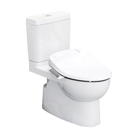 科勒(KOHLER) 智能分体马桶座便器双冲水坐便器五级旋风静音缓降盖板座便器 可置物升级款+速热基础盖板26134 390以上选400(22747)