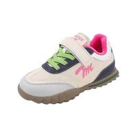 天美意儿童运动鞋女童春秋休闲鞋男童透气网面跑步鞋 粉色 加绒 32 32码