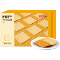 京东京造薯脆薄饼干(蒜香味)220g