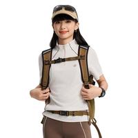 25春夏女士半开衫短T简约纯色休闲运动上衣短袖T恤