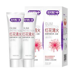 舒客 牙膏红花改善牙龈肿痛清热清火口气清新180g
