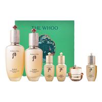 WHOO 后 天气丹花献光彩紧颜礼盒装 (滋养液150ml+25ml+滋养乳110ml+25ml+滋养霜10ml+精华液8ml)