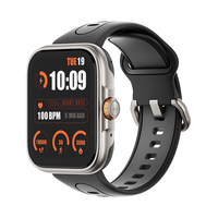 KPEP【绝对精准】GPS双频定位户外竞技跑步专业游泳骑行登山马拉松里程心率配速血氧监测运动智能手表 钛银色【3ATM防水+GPS定位+运动轨迹】