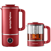 Morphy Richards/摩飞 分体式免洗降噪 破壁机养生壶套装  英伦红 0.6L
