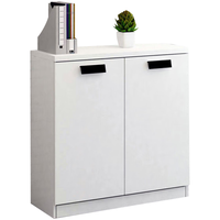 ZHONGWEI 中伟 矮柜活动柜鞋柜茶水柜文件柜储物柜开门式组合二门办公文件柜800