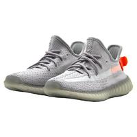 YEEZY 逸孜 350v2椰子亚美欧洲尾灯亚麻地球灰橙黑胶休闲运动鞋