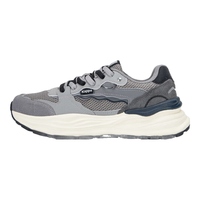 卡帕（Kappa）复古老爹鞋男子轻便软底运动鞋 鲨鱼灰/静谧灰/高级灰 42 