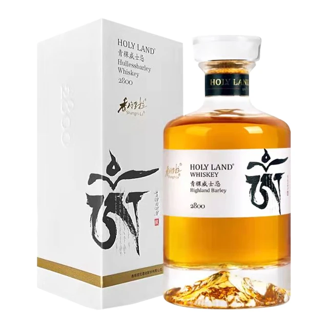 香格里拉【国货之光】HOLY LAND 青稞威士忌2800 白酒洋酒42度500ml礼盒装
