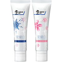 好来 DARLIE 牙膏星耀白雪绒花40g亮白提亮牙齿防御去牙渍去黄口气清新