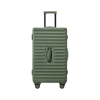 美旅方糖箱 出差旅游拉杆箱铝框包边旅行箱大容量家庭行李箱 ND3 芥末绿-28寸 28英寸