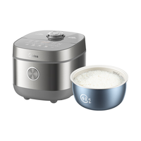 美的(Midea)电饭煲家用大容量智能电饭锅4-5-6-8个人赤炎双热源青瓷抗菌鼎釜一键柴火饭小米粥杂粮饭 MB-RC483 4L