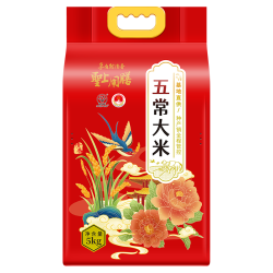 圣上用膳 五常大米 10斤*5袋 当季新米 东北大米 五常大米50斤 箱装发货