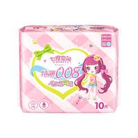 SPACE7 七度空间 少女系列 特薄0.08网层日用卫生巾 24.5cm*10片